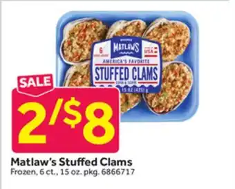 Stop&Shop Matlaw's Stuff ed Clams offer