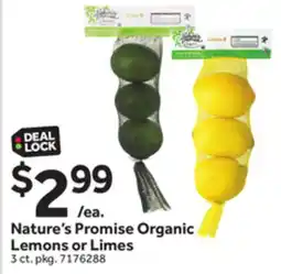 Stop&Shop Nature's Promise Organic Lemons or Limes offer