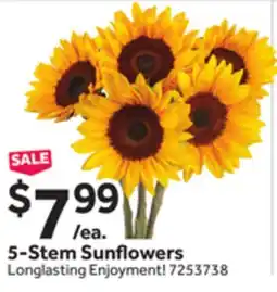 Stop&Shop 5-Stem Sunflowers offer
