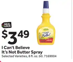 Stop&Shop I Can't Believe It's Not Butter Spray offer