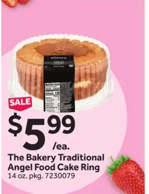 Stop&Shop The Bakery Traditional Angel Food Cake Ring offer