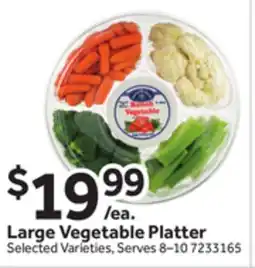 Stop&Shop Large Vegetable Platter offer