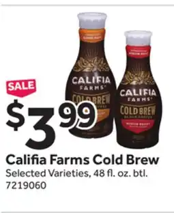 Stop&Shop Califia Farms Cold Brew offer