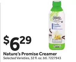 Stop&Shop Nature's Promise Creamer offer