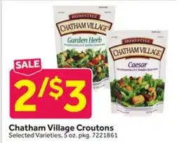 Stop&Shop Chatham Village Croutons offer