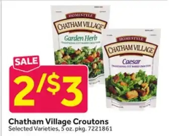 Stop&Shop Chatham Village Croutons offer