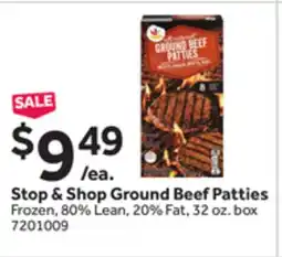 Stop&Shop Stop & Shop Ground Beef Patties offer