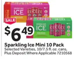 Stop&Shop Sparkling Ice Mini 10 Pack offer