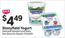 Stop&Shop Stonyfield Yogurt offer