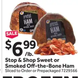 Stop&Shop Stop & Shop Sweet or Smoked Off-the-Bone Ham offer