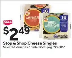 Stop&Shop Stop & Shop Cheese Singles offer