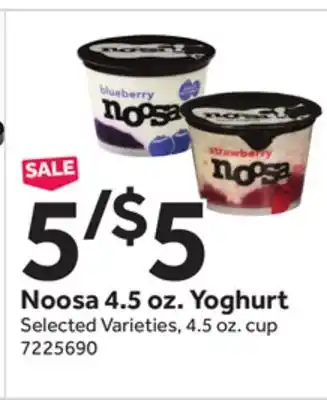 Stop&Shop Noosa 4.5 oz. Yoghurt offer