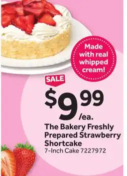 Stop&Shop The Freshly Prepared Strawberry Shortcake 7-Inch Cake offer