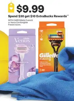 CVS Gillette Fusion5 or Venus Comfortglide Freesia razors offer