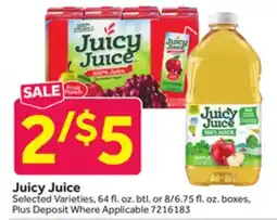 Stop&Shop Juicy Juice offer