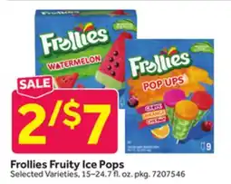 Stop&Shop Frollies Fruity Ice Pops offer