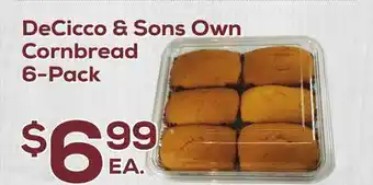 DeCicco & Sons DeCicco & Sons Own Cornbread 6-Pack offer