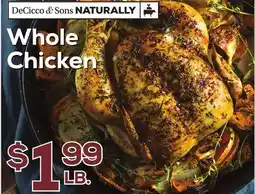 DeCicco & Sons Whole Chicken offer