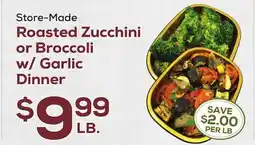 DeCicco & Sons Roasted Zucchini or Broccoli w/Garlic Dinner offer