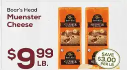 DeCicco & Sons Boar's Head Muenster Cheese offer