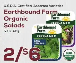 DeCicco & Sons Earthbound Farm Organic Salads offer