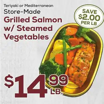 DeCicco & Sons Grilled Salmon w/Steamed Vegetables offer
