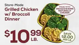 DeCicco & Sons Grilled Chicken w/Broccoli Dinner offer