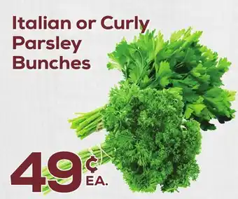 DeCicco & Sons Italian or Curly Parsley Bunches offer