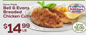 DeCicco & Sons Bell & Evans Breaded Chicken Cutlets offer