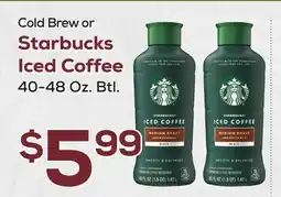 DeCicco & Sons Starbucks Iced Coffee offer