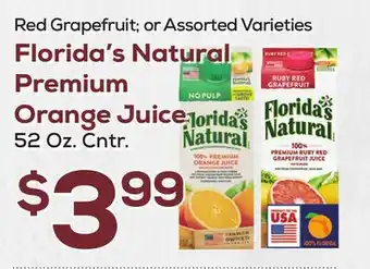 DeCicco & Sons Florida's Natural Premium Orange Juice offer