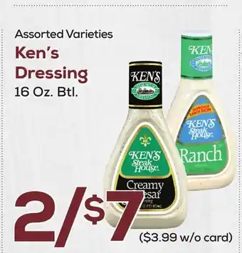 DeCicco & Sons Ken's Dressing offer