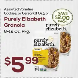 DeCicco & Sons Purely Elizabeth Granola 8-12 Oz. Pkg offer