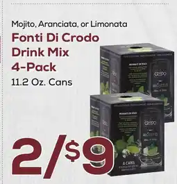 DeCicco & Sons Fonti Di Crodo Drink Mix 4-Pack offer