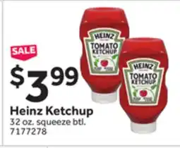 Stop&Shop Heinz Ketchup offer