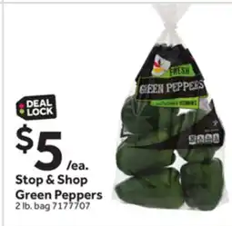 Stop&Shop Stop & Shop Green Peppers offer