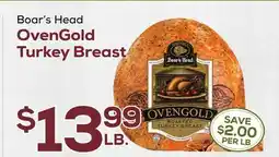 DeCicco & Sons Boar's Head OvenGold Turkey Breast offer