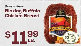 DeCicco & Sons Boar's Head Blazing Buffalo Chicken Breast offer