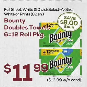 DeCicco & Sons Bounty Doubles Towels offer