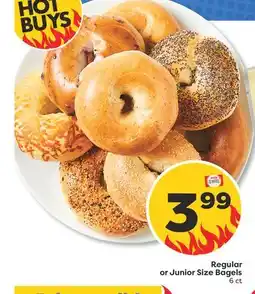 Weis Markets Regular or Junior Size Bagels offer