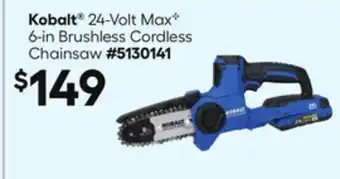 Lowe's 24-Volt Max C 6-in Brushless Cordless Chainsaw offer