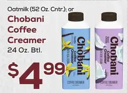 DeCicco & Sons Chobani Coffee Creamer 24 Oz. Btl offer