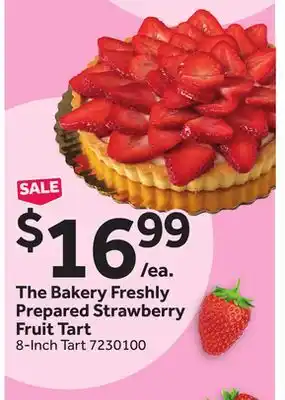Stop&Shop The Bakery Freshly Prepared Strawberry Fruit Tart offer