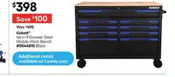Lowe's 46-in 9-Drawer Steel Mobile Work Bench offer