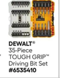 Lowe's 35-Piece TOUGH GRIP Driving Bit Set offer