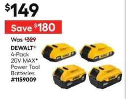 Lowe's 4-Pack 20V MAX F Power Tool Batteries offer