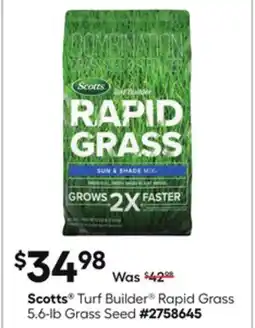 Lowe's Turf Builder Rapid Grass 5.6-lb Grass Seed offer
