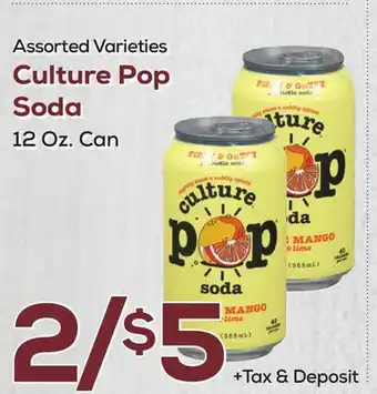 DeCicco & Sons Culture Pop Soda offer