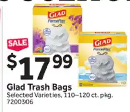Stop&Shop Glad Trash Bags offer