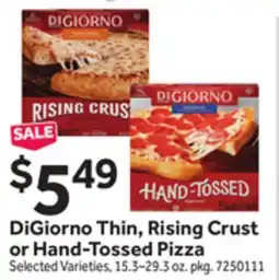 Stop&Shop DiGiorno Thin, Rising Crust or Hand-Tossed Pizza offer